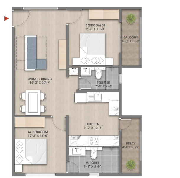 Ma Sarada Upavan - 2&3 BHK Luxury Apartments In Bommasandra